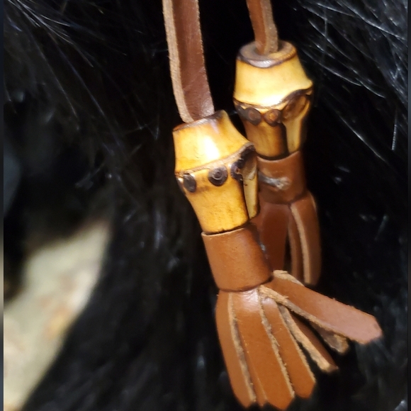 GUCCI Yeti Siberian Goat Hair Black Fur Vintage winter boots with COA - Picture 14 of 16